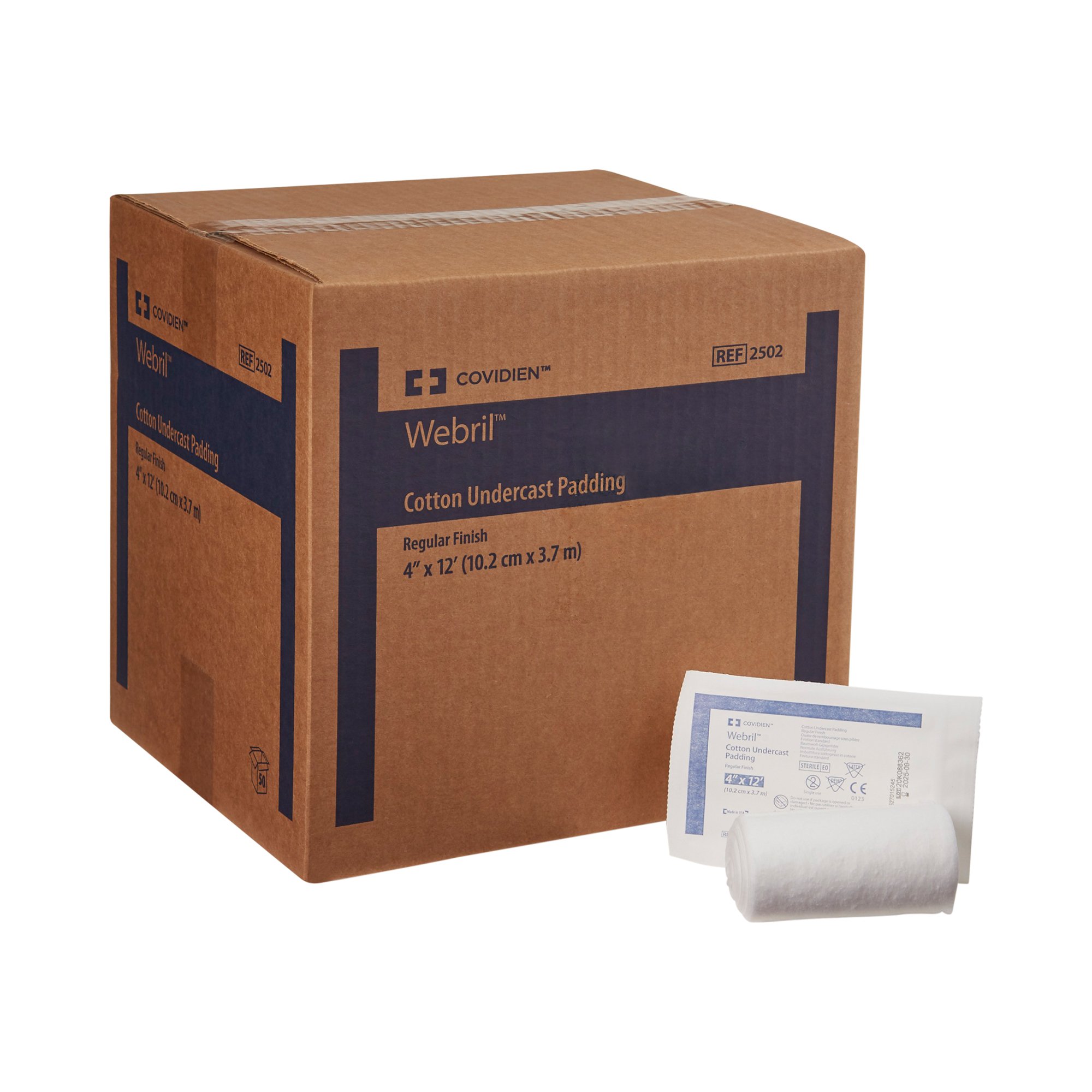 Webril White Cotton Undercast Cast Padding, 4 Inch x 4 Yard MK 684276