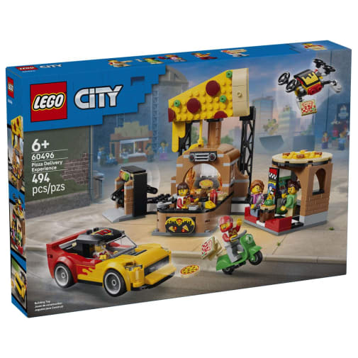 LEGO City Pizza Delivery Experience with Vehicles (60496)