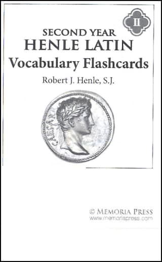 Memoria Press Henle Latin 2nd Year Vocabulary Flashcards