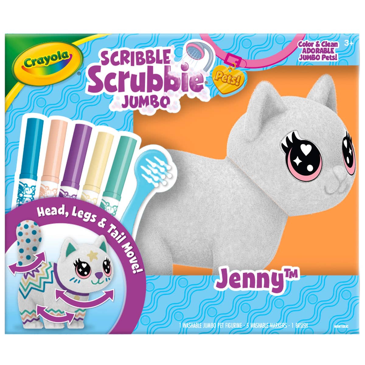 Crayola Scribble Scrubbie Jumbo Pet, Jenny