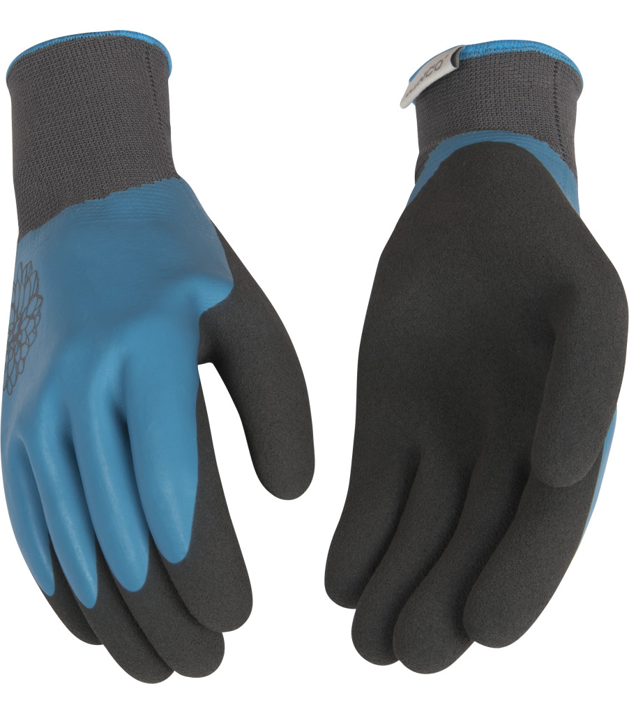 Women's HydroFlector&trade; Waterproof Polyester Knit Shell & Double-Coated Latex Palm, Gray, large image number 2