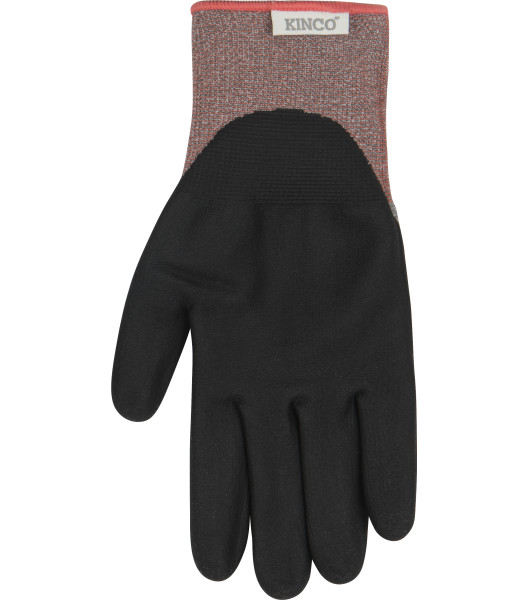 Women&rsquo;s Nylon-Spandex Knit Shell & CoolCoat&trade; Micro-Foam Nitrile Palm, Gray, large