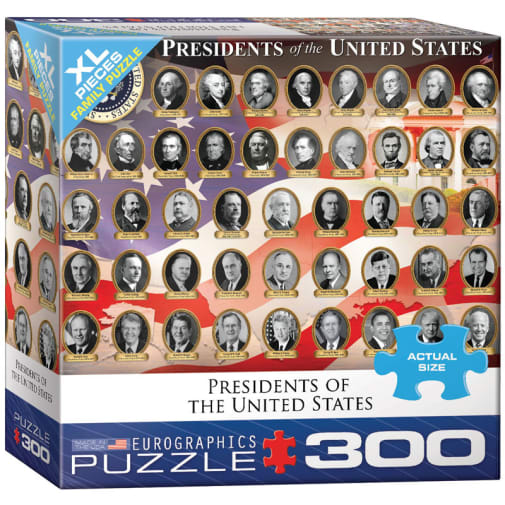 Eurographics Presidents of the United States Puzzle - 300 pieces