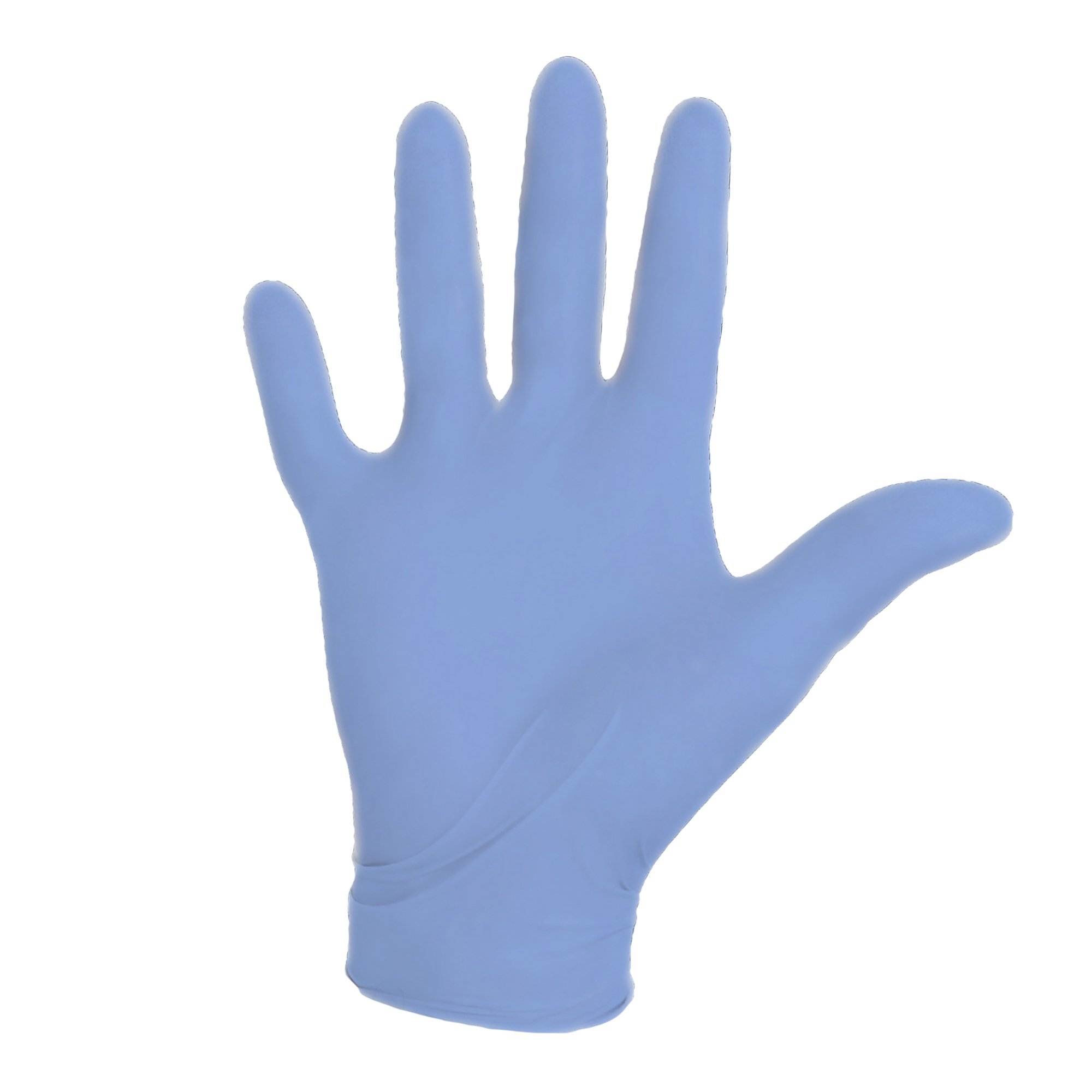 Aquasoft Nitrile Standard Cuff Length Exam Glove, Small, Blue MK 975529