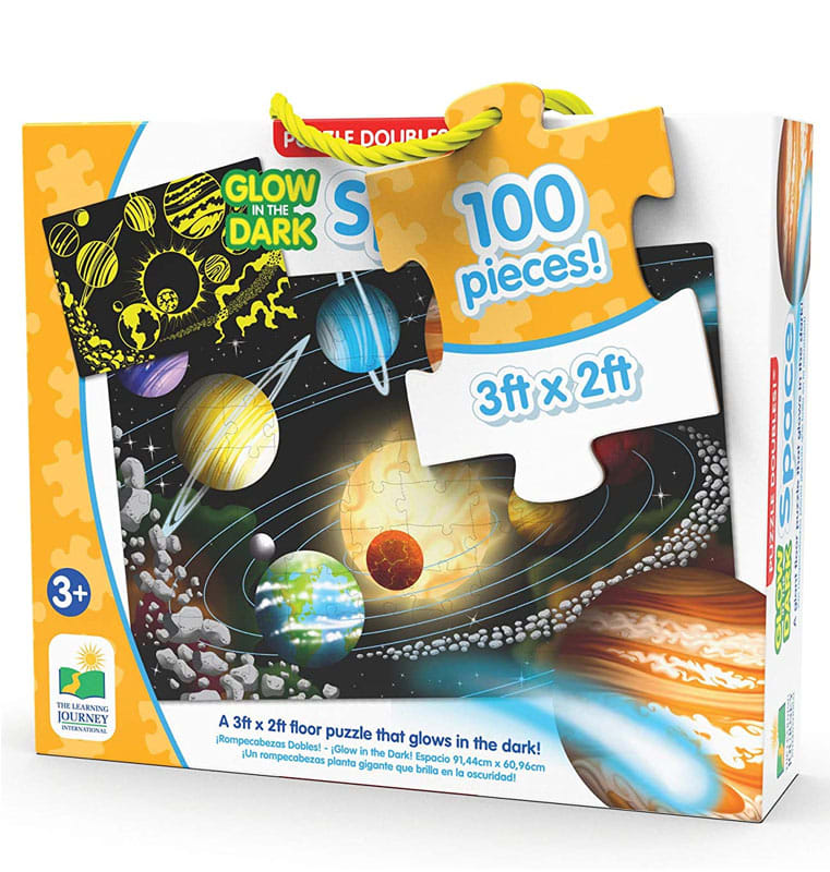 Puzzle Doubles - Glow in the Dark Space Puzzle