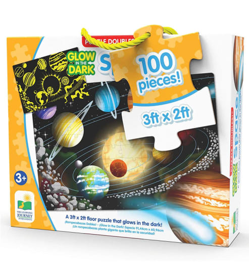 Puzzle Doubles - Glow in the Dark Space Puzzle