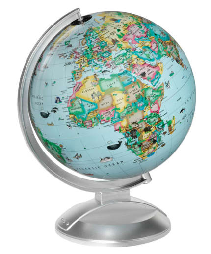 10" Illuminated Globe 4 Kids with Illustrations