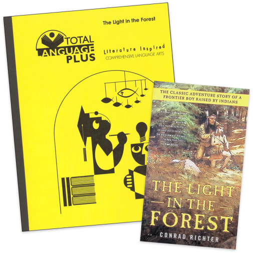 The Light in the Forest: Total Language Plus Study Guide and Book