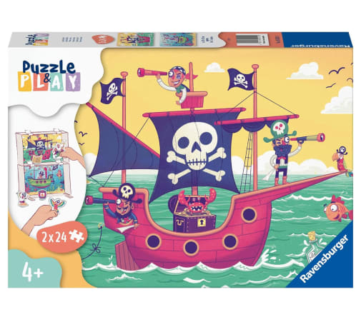 Ravensburger Puzzle & Play: Land in Sight Childrens Puzzle (2 x 24 piece)