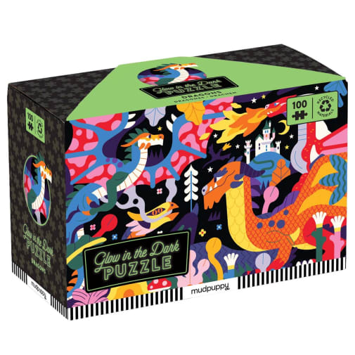 Dragons Glow in the Dark Puzzle (100 pieces)