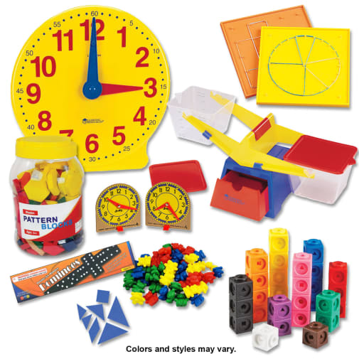 Manipulative Kit K (Wooden Pattern Block Upgrade, Optional Items)