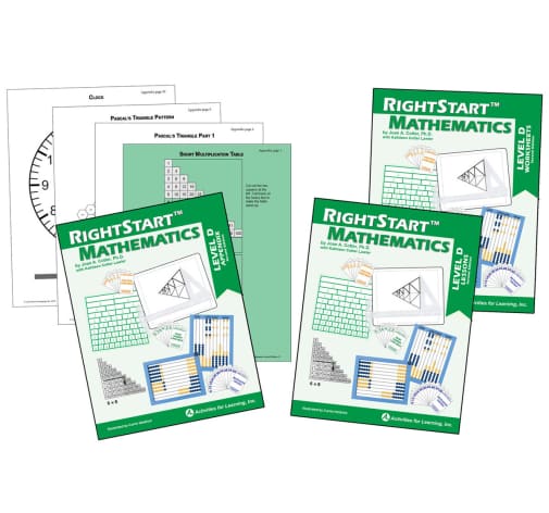 RightStart Mathematics Level D Book Bundle 2nd Edition