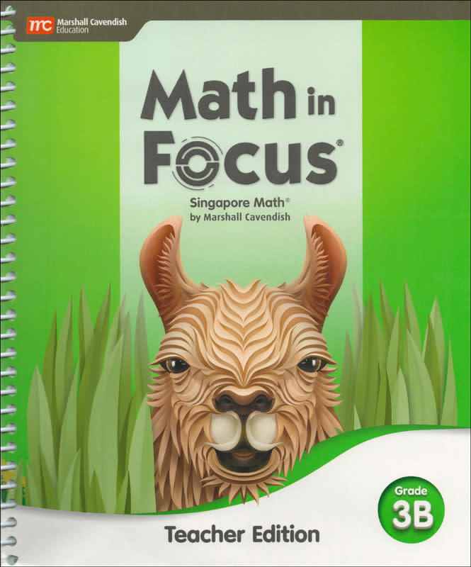 Math in Focus 2020 Teacher Edition Volume B Grade 3