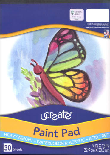 UCreate Paint Pad (9"x12") - 30 sheets