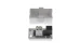 RJ45 Single Port Cat5e Surface Mount Jack White, 110 Punch Down