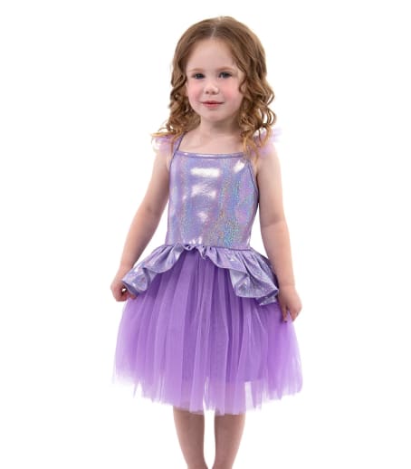Little Adventures Lilac Tutu Dress, Size S (Ages 1-3)