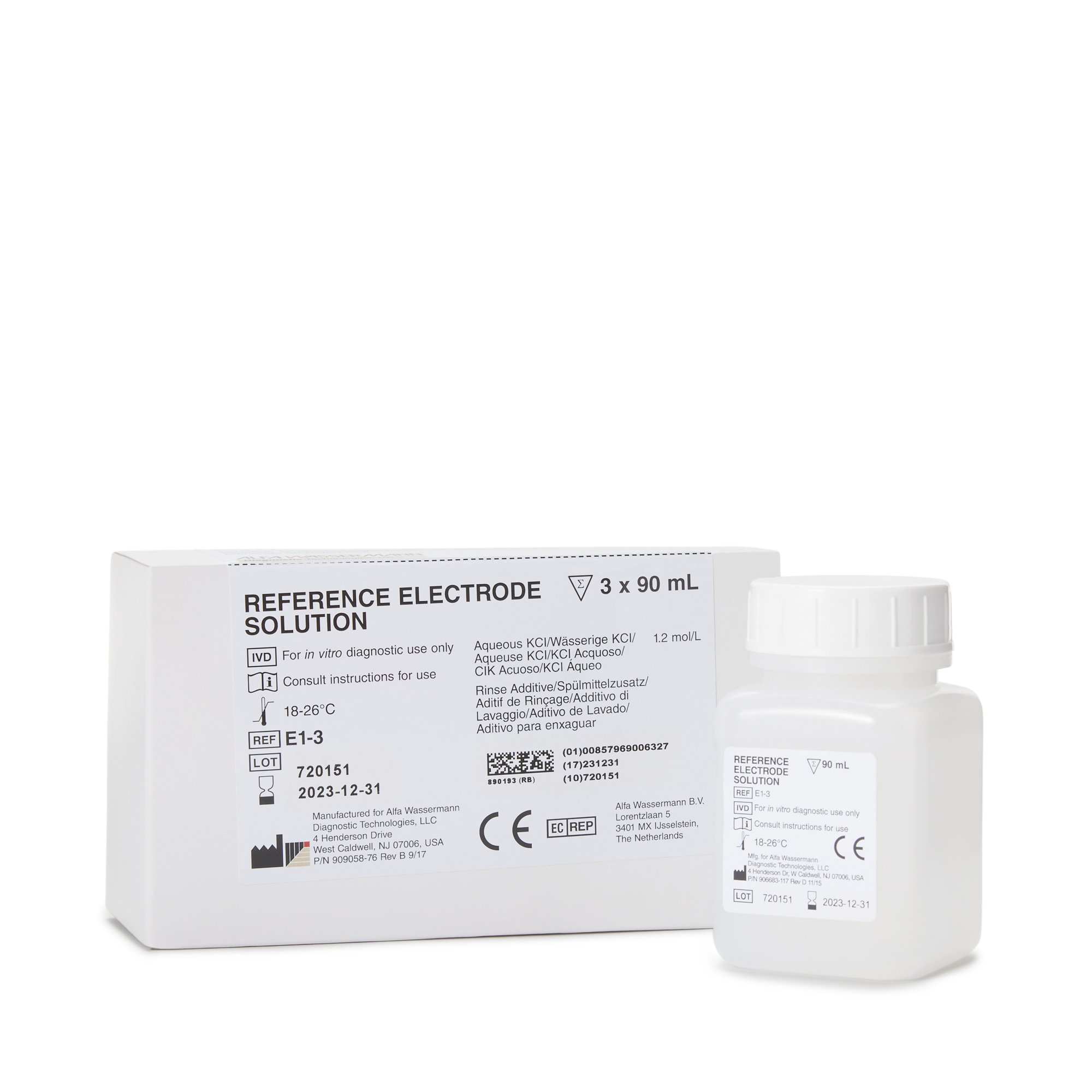 Starlyte II Reference Electrode Solution for use with the Starlyte Analyzer MK 206134