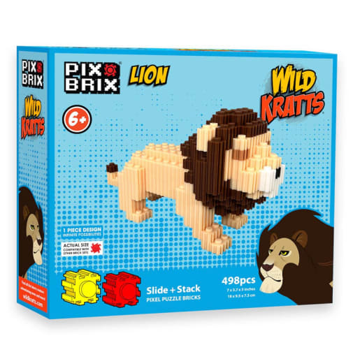 Pix Brix Wild Kratts Lion