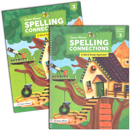 Zaner-Bloser Spelling Connections Grade 3 Home School Bundle (2022)