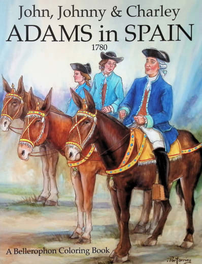 John, Johnny & Charley Adams in Spain Coloring Book