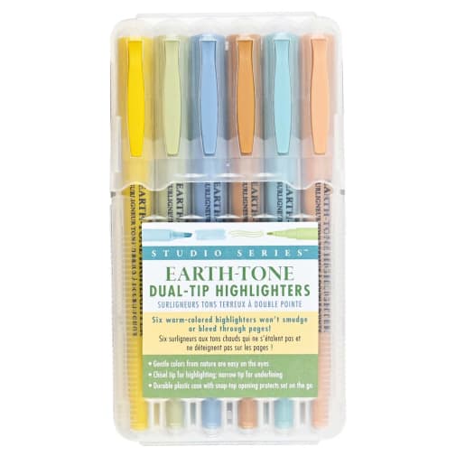 Earth Tone Dual-Tip Highlighters