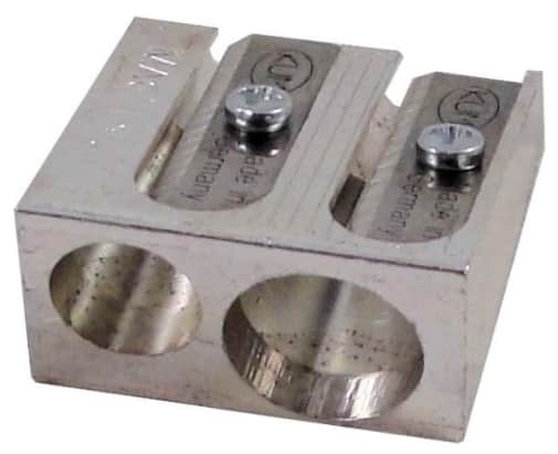 Drawing Pencil Sharpener, Metal, 2-hole