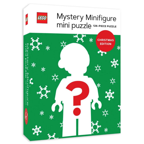 LEGO Mystery Minifigure Mini Puzzle - Christmas Edition Green (126 pieces) Assorted Style