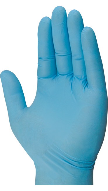 Blue Nitrile Gloves - 5 Mil (Pack of 100), Blue, large