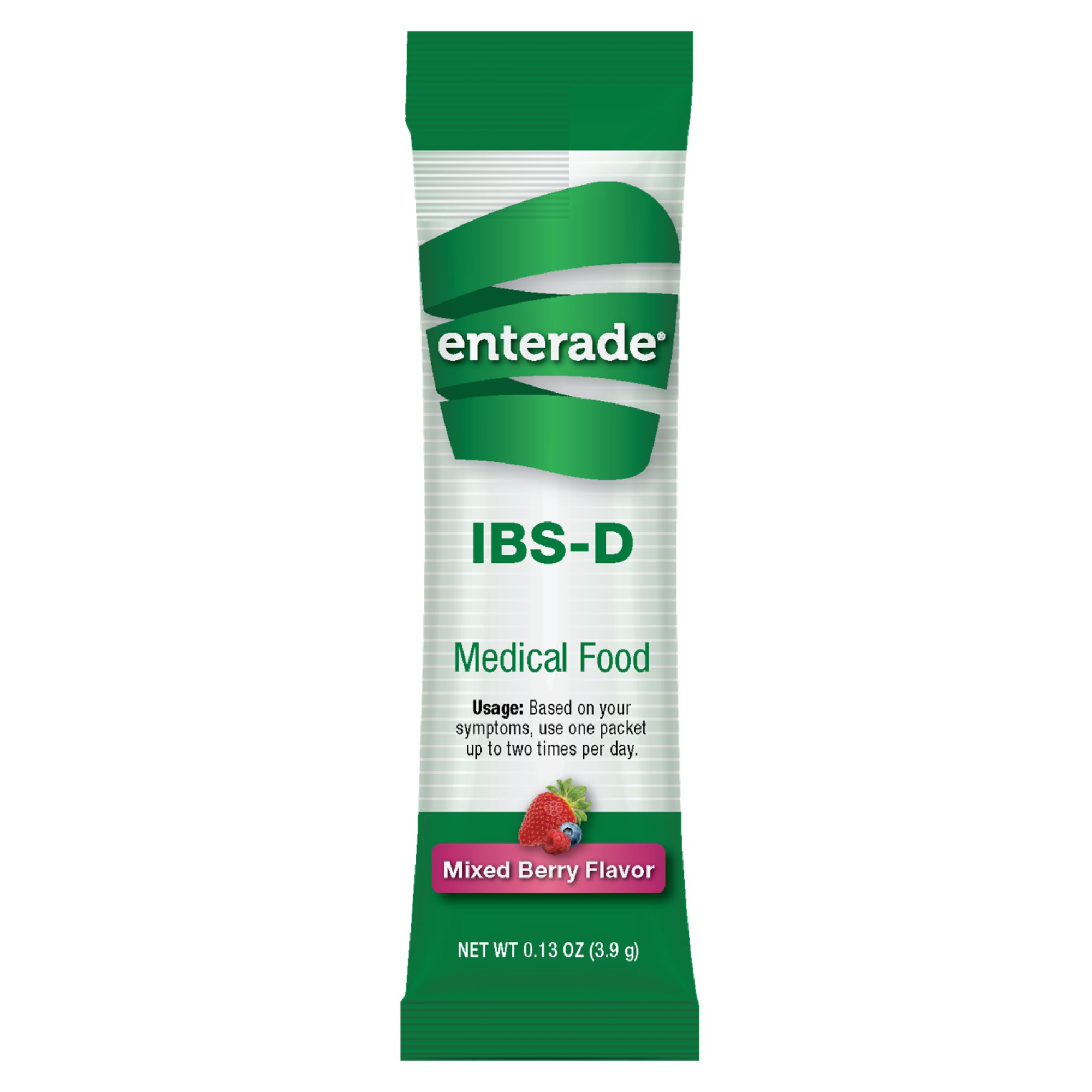 enterade IBS-D Dietary Support Medical Food, Mixed Berry, Single Serve Packets MK 1277736