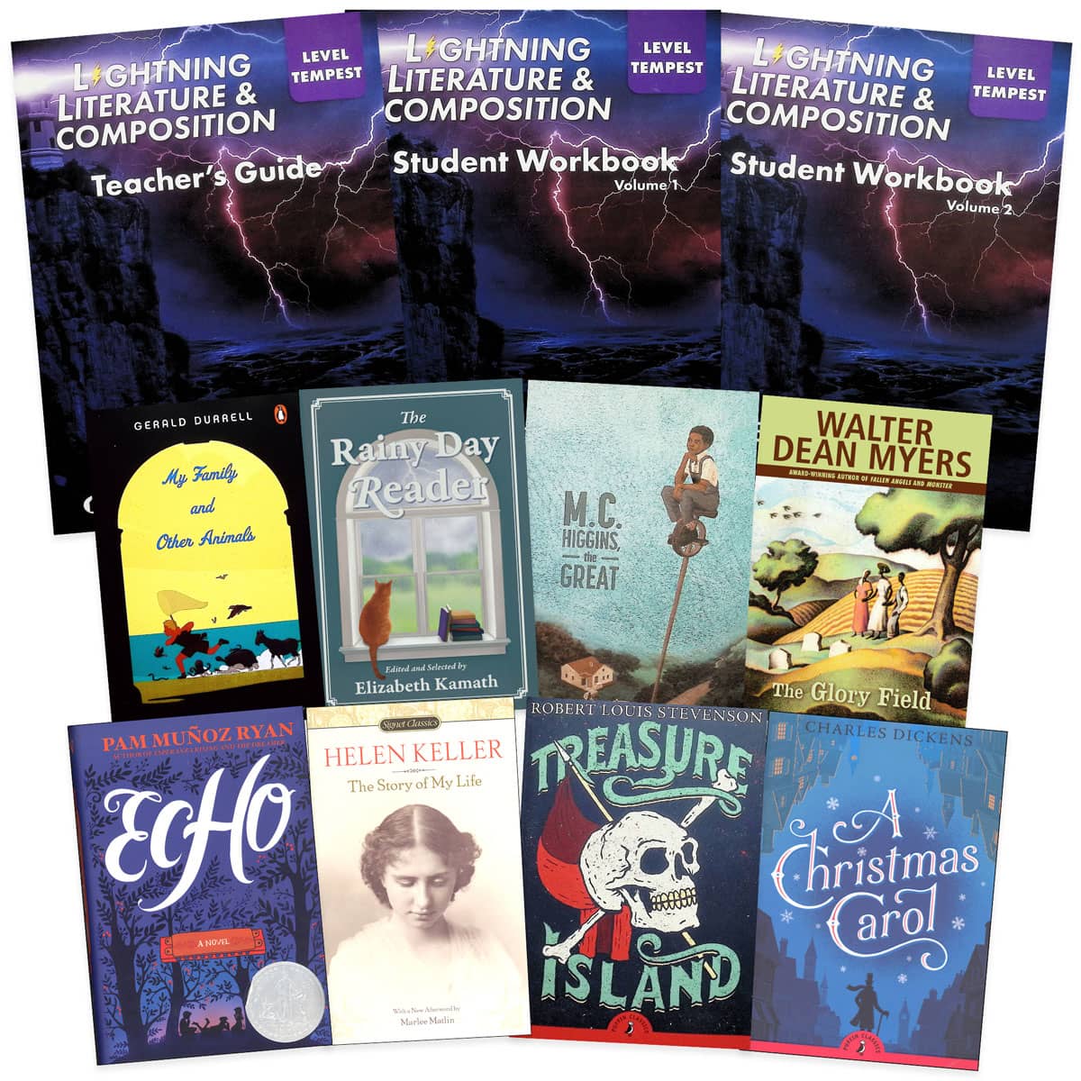Lightning Literature and Composition Level Tempest Full Year Package with Literature
