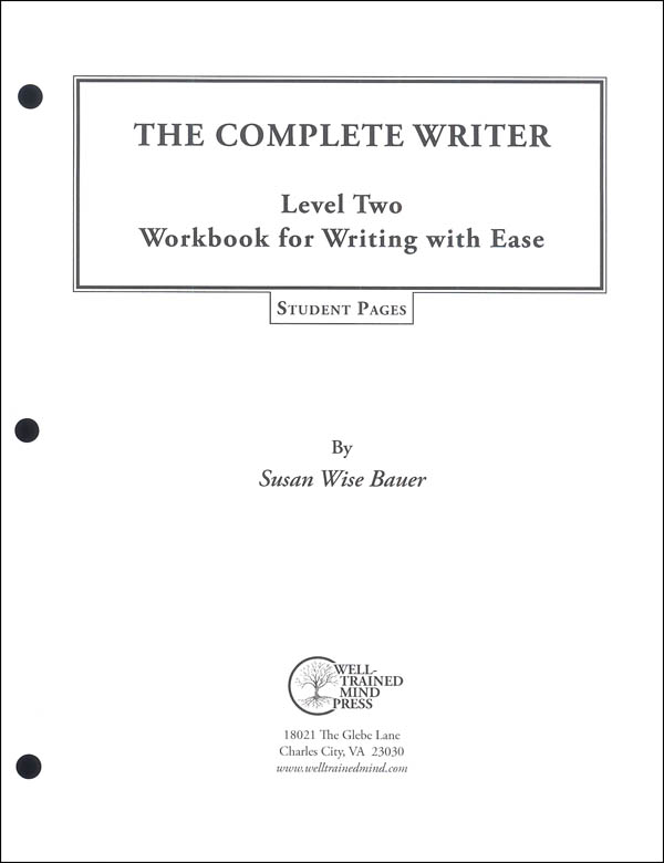 Complete Writer: Writing With Ease Level 2 Student Pages