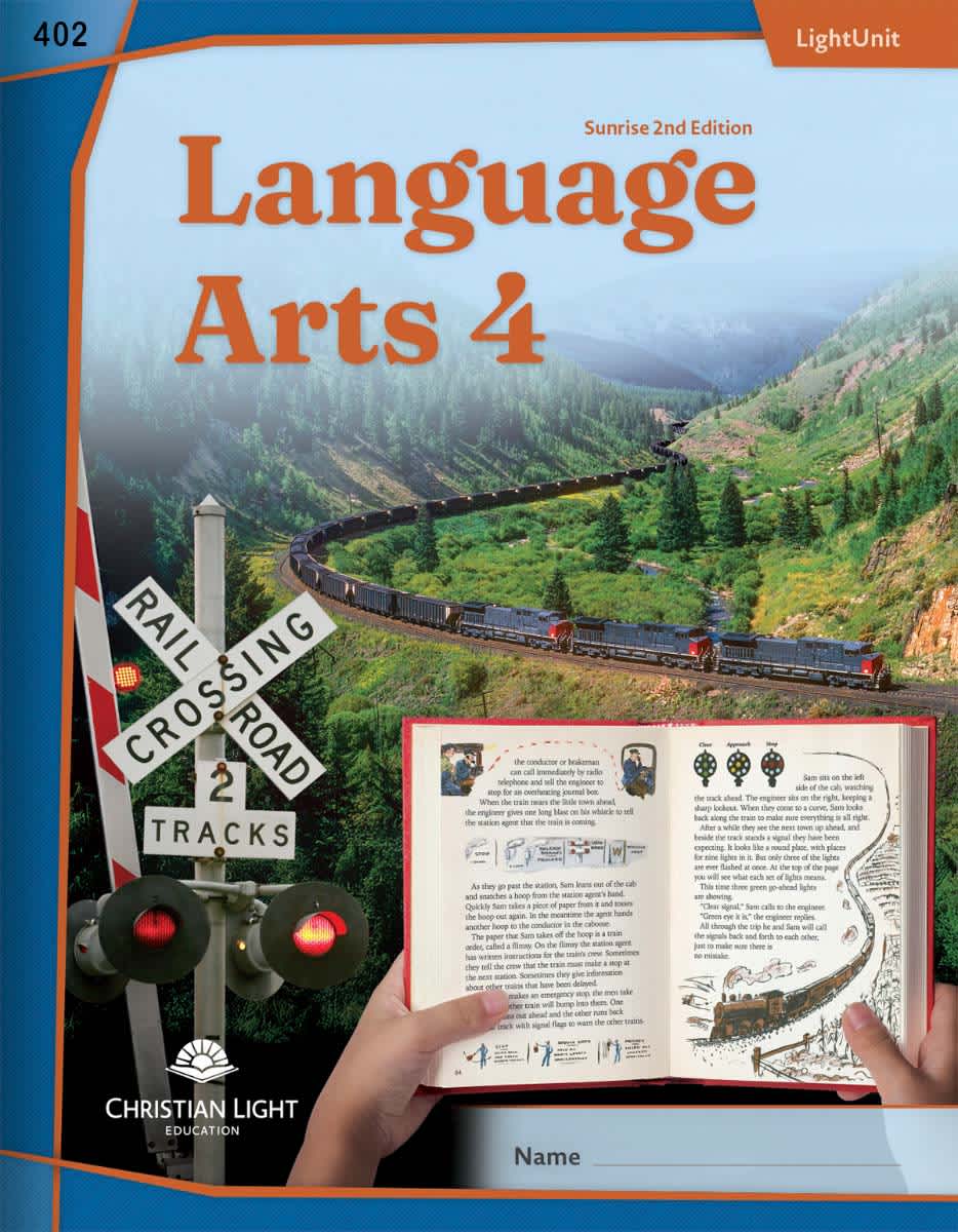 Christian Light Language Arts LightUnit 402 Sunrise 2nd Edition