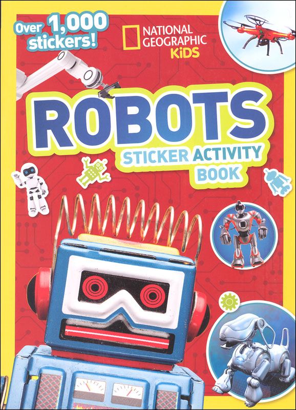 Fun Robots Kids Sticker