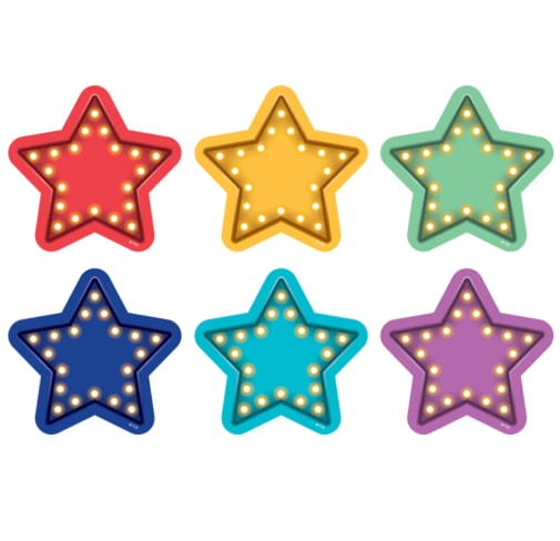 Spot On Floor Markers-Marquee Stars (Carpet)