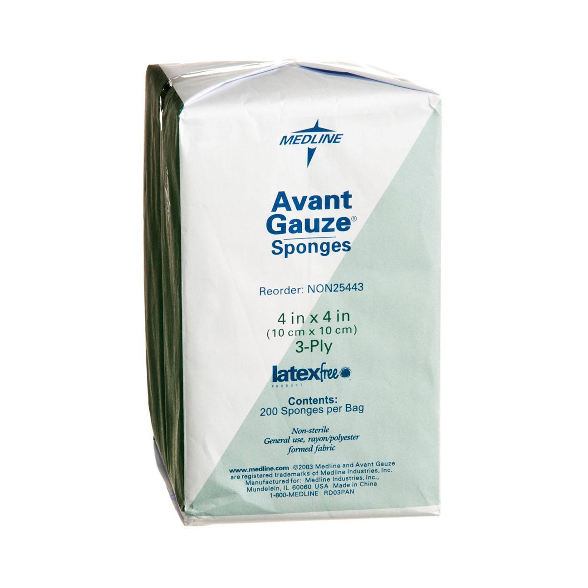 Avant Gauze Nonwoven Sponge, 4 x 4 Inch, 3-Ply MK 567210