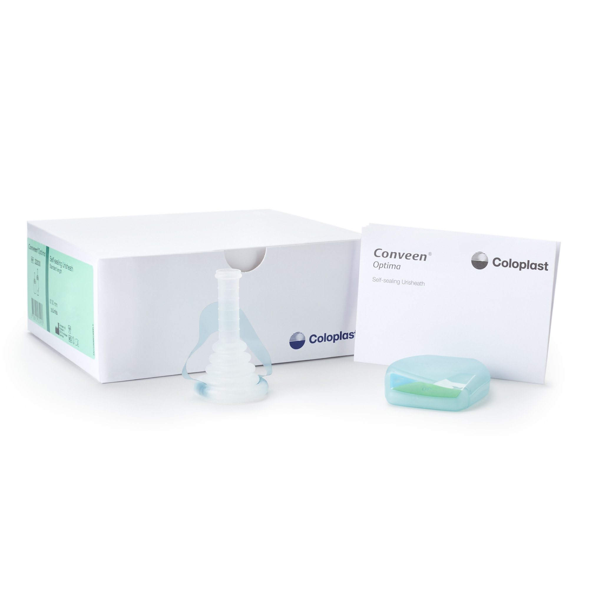 Conveen Optima Male External Catheter, Self-Adhesive Seal, PSX Silicone, Medium MK 711963