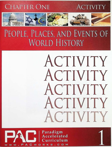 World History - Chapter 1 Activities