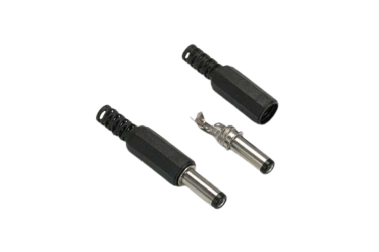 2.1mm/5.5mm Round Plug Solder Type