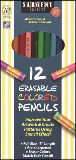 Erasable Colored Pencils (Box of 12)