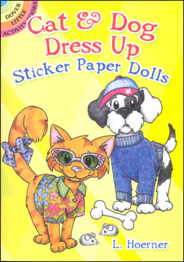 Cat & Dog Dress Up Sticker Paper Dolls