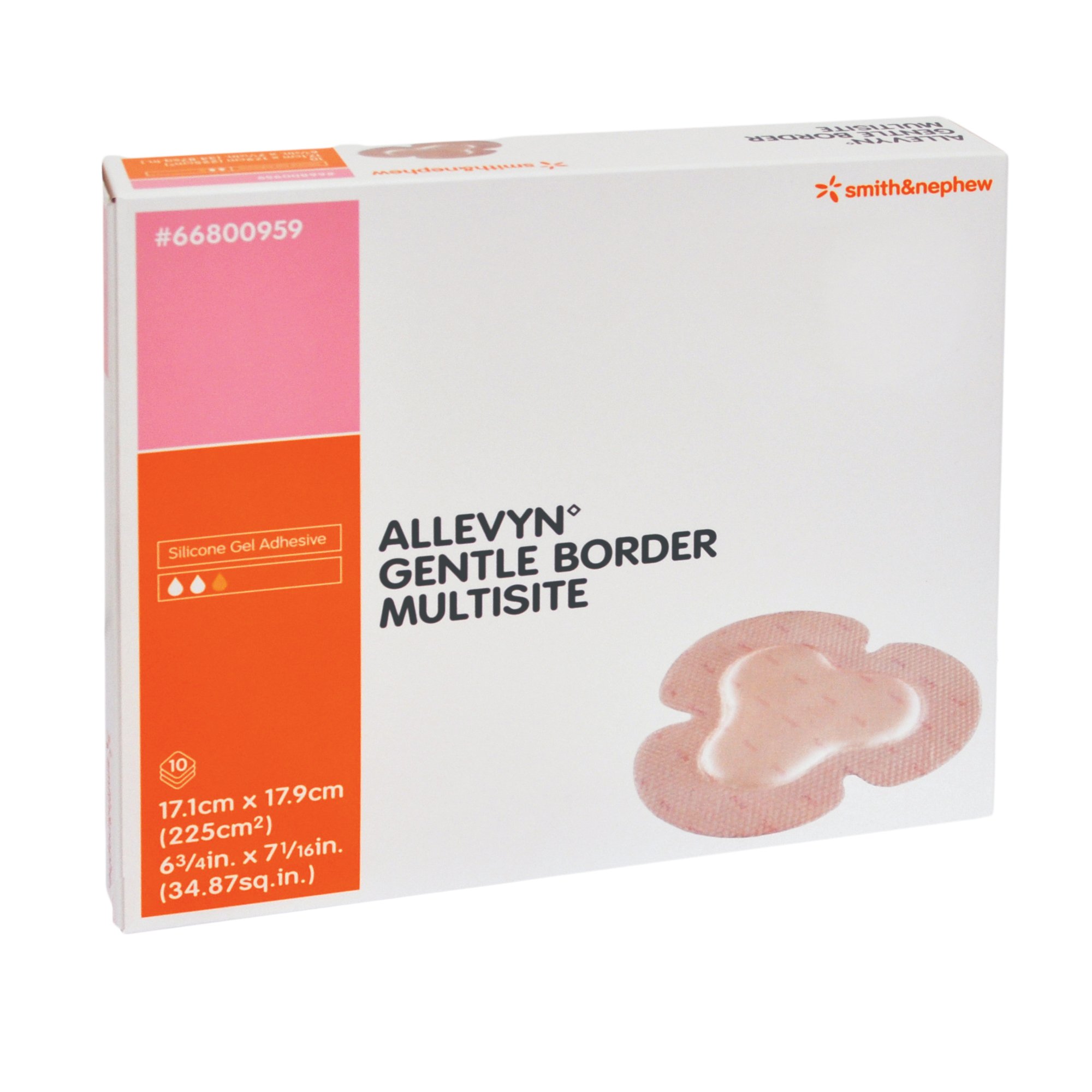 Allevyn Gentle Border Multisite, 17.1 x 17.9 Centimeter MK 784969
