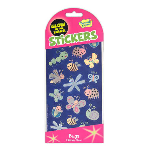 Glow-in-the-Dark Cute Bug Stickers