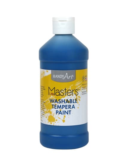 Little Masters Washable Tempera Paint - Blue (16 oz)
