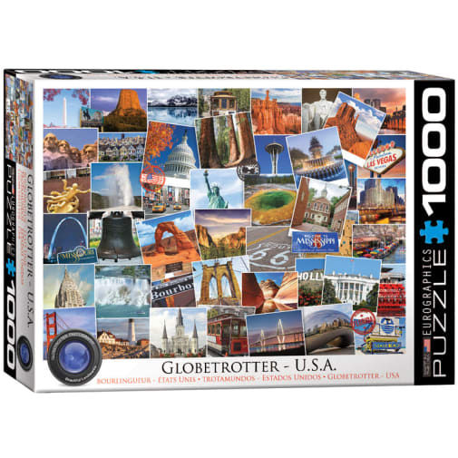 Eurographics Globe Trotter - USA 1000-piece Jigsaw Puzzle