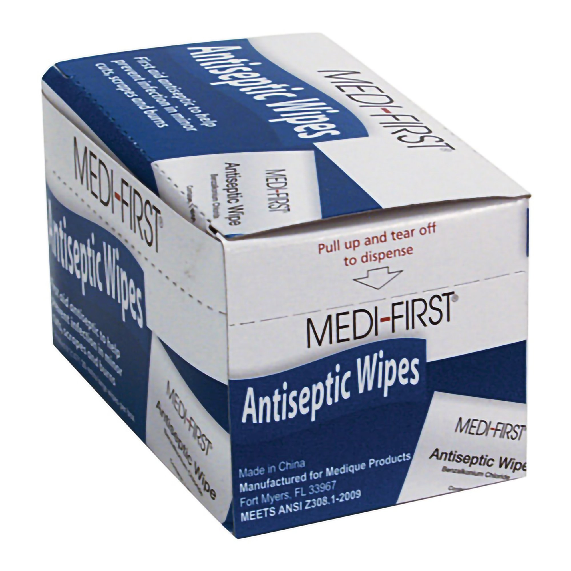 Medi-First First Aid Kit Refill Antiseptic Skin Towelette, 5 x 7 Inch MK 787651