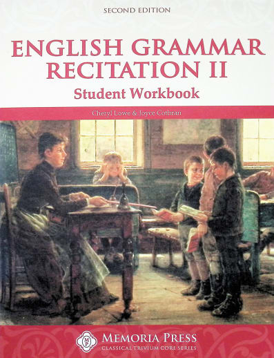 English Grammar Recitation Workbook II Student Book, Second Edition