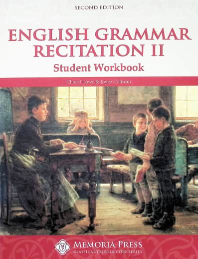 English Grammar Recitation Workbook 2 Student Book (2nd Edition) | Memoria Press
