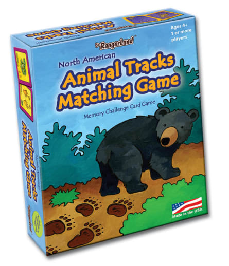 North American Animal Tracks Matching Game