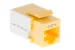 Cat6 RJ45 110 Type Keystone Jack, Yellow