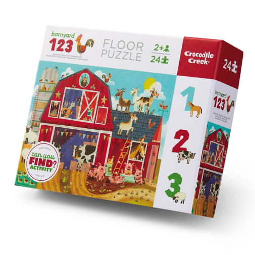 Barnyard 123 Floor Puzzle (E/L Puzzles 24pc)